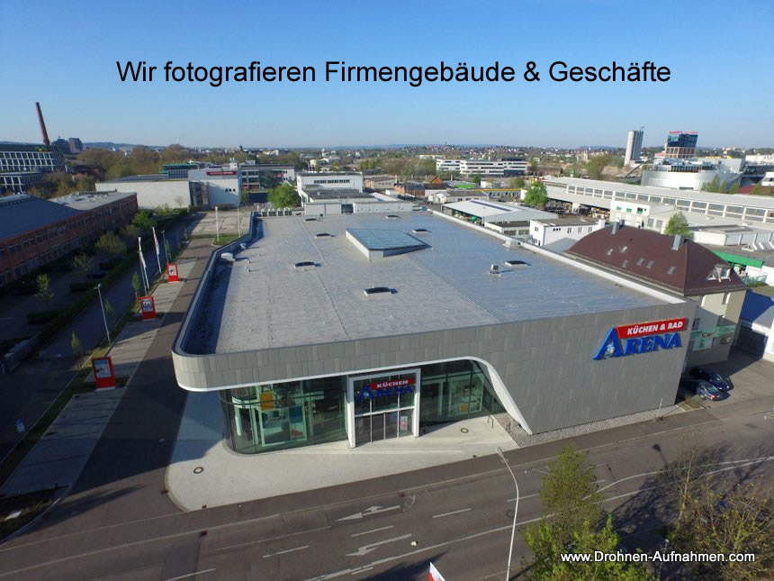 Luftaufnahmen/  Luftbilder in Augsburg für Unternehmen