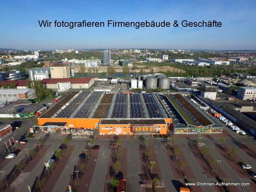 Luftaufnahmen oder Luftvideos  Mainz für Unternehmen