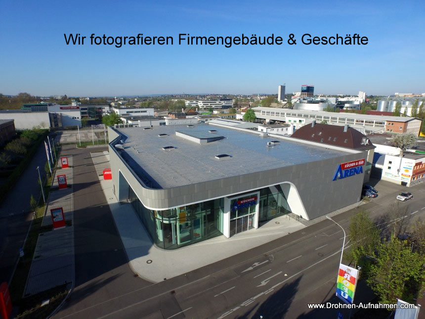 Luftbilder oder Luftvideos in Mosbach für Firmenkunden
